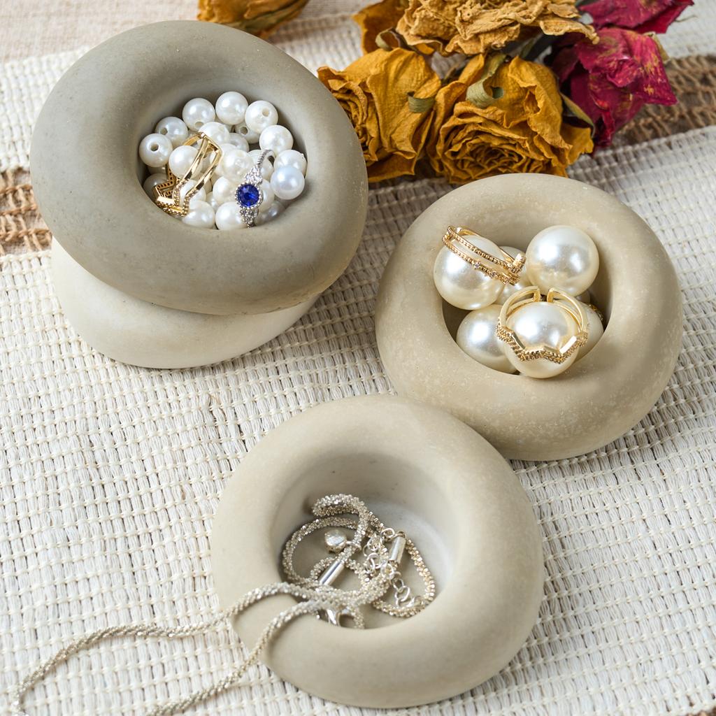Round Bubble Candle Holder Silicone Mold DIY Irregular Tealight Candlestick Ornaments Making Plaster Concrete Resin Craft Molds