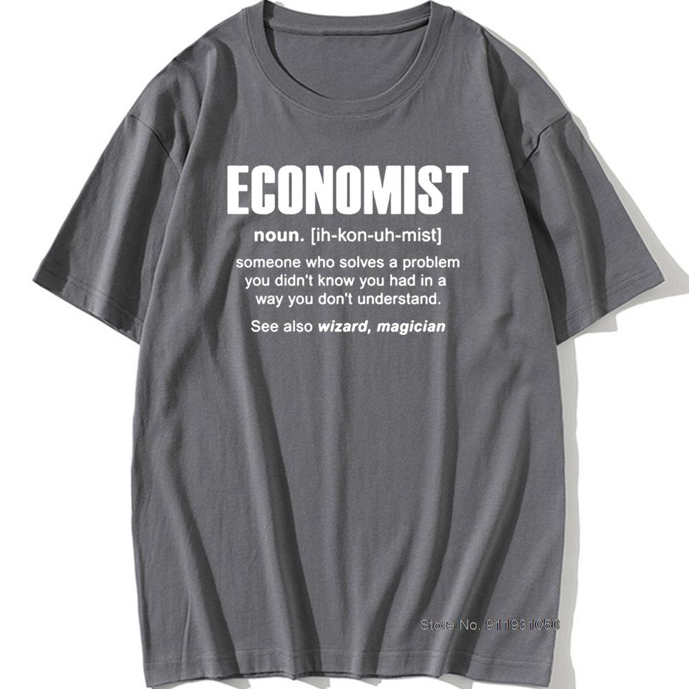 Cool Economist Definition Noun Funny T Shirt Unisex Short Sleeves Hip Hop Vintaged Oneck Cotton T Shirts
