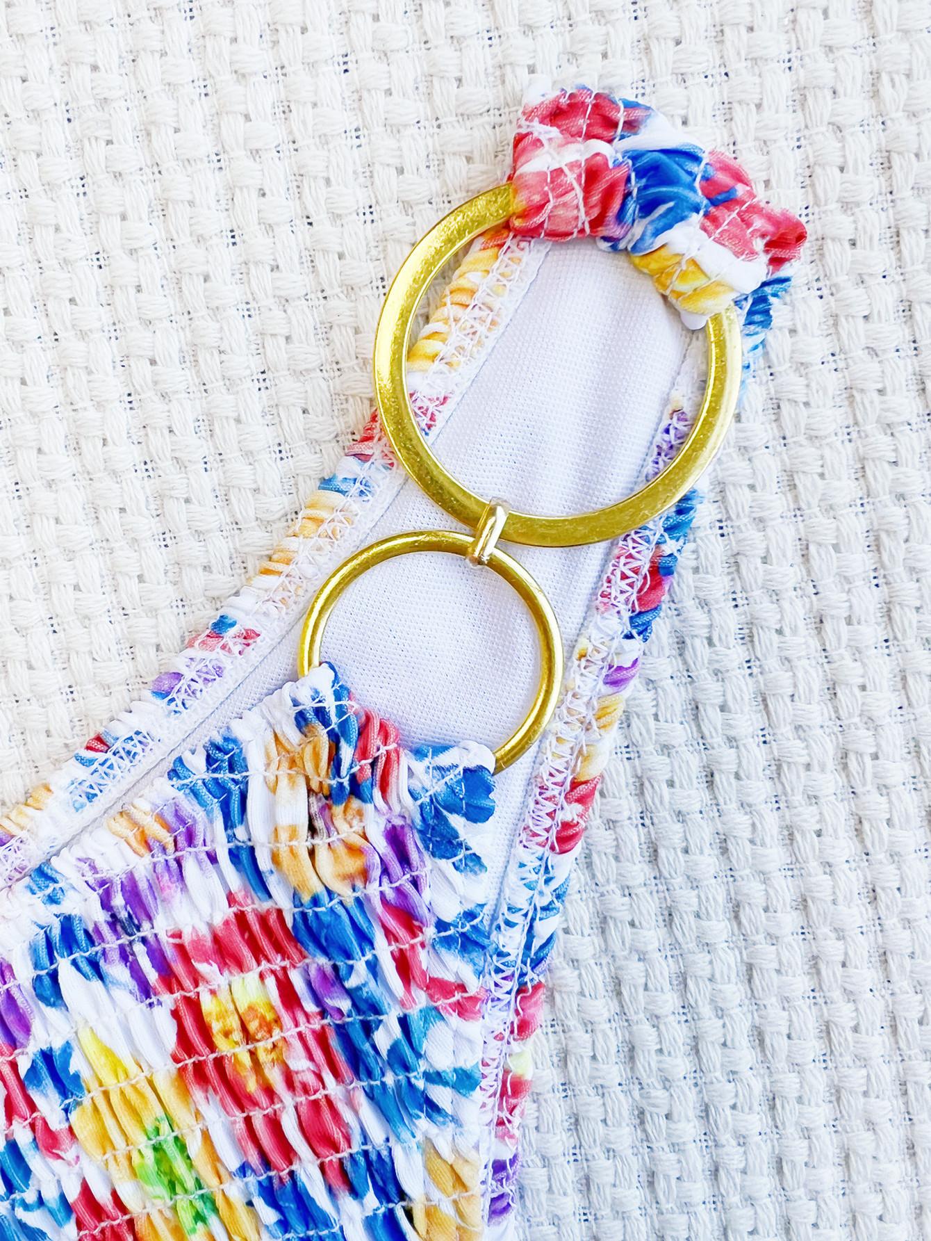 Сексуальное бикини с цветочным принтом — фото 6