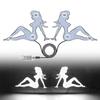 Funny USB Beauty Girl LED Light Car Rear Windshield Decorative Light High Brightness Wick Car Spoof Decoration