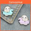 Collectible Mint Green Sloth Enamel Pin Badge Perfectly Sized For Fashionable Outfits