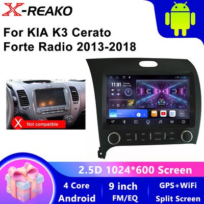 Android 12 Autoradio Multimedia Carplay Für Kia K3 Cerato Forte 2013 - 2018 2 Din Android Auto GPS WIFI Bildschirm 1024*600 P