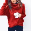 Elegant Women Winter Warm Turtleneck Sweater Pullover Perfect For Cold Days