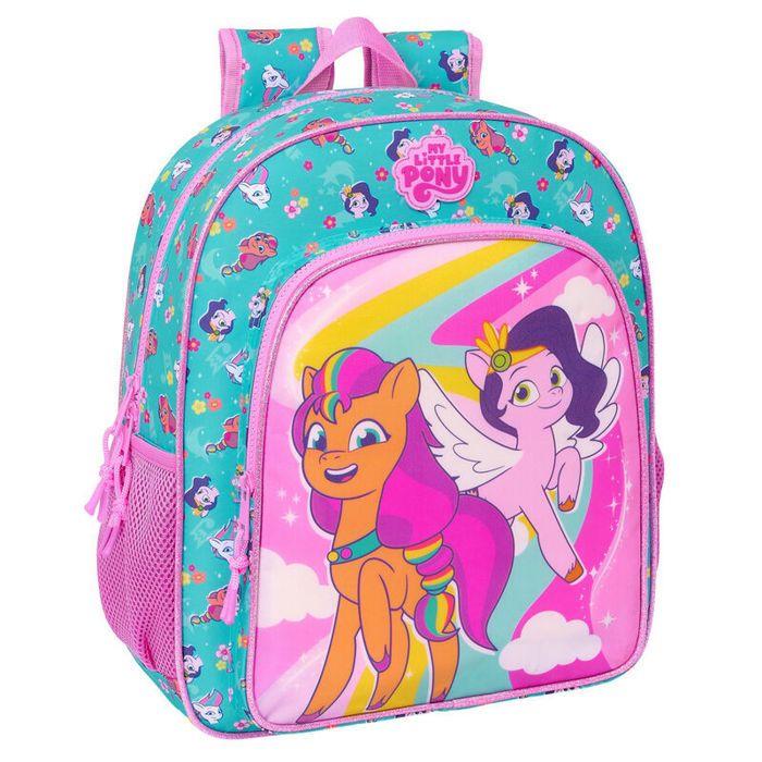 Kinderrucksack - Educa Borras - My Little Pony Magic - Ergonomisch - Seitentaschen - Trolley-kompatibel