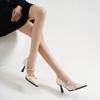Women's Shoes 2025 Fashion Buckle Strap Women's High Heels New Metal Decoration Office and Career Sexy Pointed Toe Heels Women