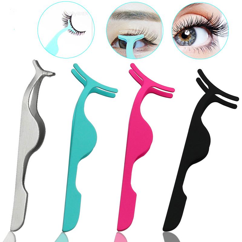 Buy 1pc False Eyelash Tweezers Fake Eye Lash Applicator Eyelash