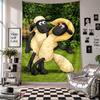 Wall TapestryShaun the Sheep Art Hanging Cloth Decorative Background Cover for Room Decoration