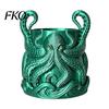 Decorative Desk Pen Holder 3D Printed Octopus Planter, Artistic Coastal Plant Pot, Small Foliage Herb Pot Container for Cactus, Succulents,