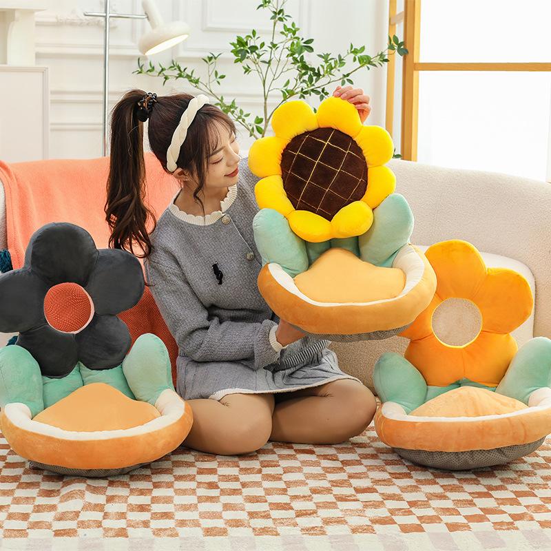 Creative Flower Seat Cushion Children's Lazy Small Sofa Bay Window Tatami Seat Cushion Kindergarten Cushion