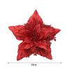 5X Christmas Large Poinsettia Glitter Flower Tree Hanging Party-Xmas Decor