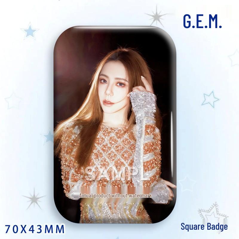 G.E.M. Star Idol Laser Badge & Brooch Pendant