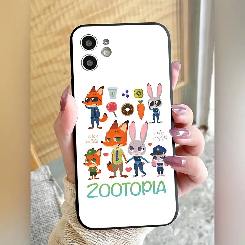 z-zootopia-a  Phone Case Silicone Soft For iPhone 17 Air 16 15 14 13 12 11 Plus Pro Max Plus