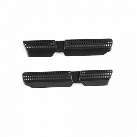 ABS Black Seat Lower Dust Cover Cover Decor For BMW 5 Series G30 2018- 2PCS