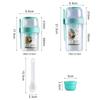 Double-layer Fresh-keeping Box Yogurt Nut Container Portable Travel Storage Jars Multi-purpose Food Sealed Container