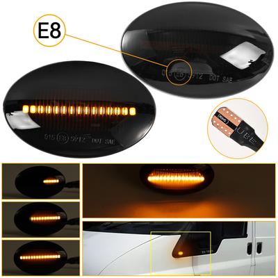 2Pcs For Ford Tourneo Transit MK6 MK7 2000-2014 For Ford KA 2003-2005 Dynamic Side Indicator LED Repeater Light Lamp Waterproof