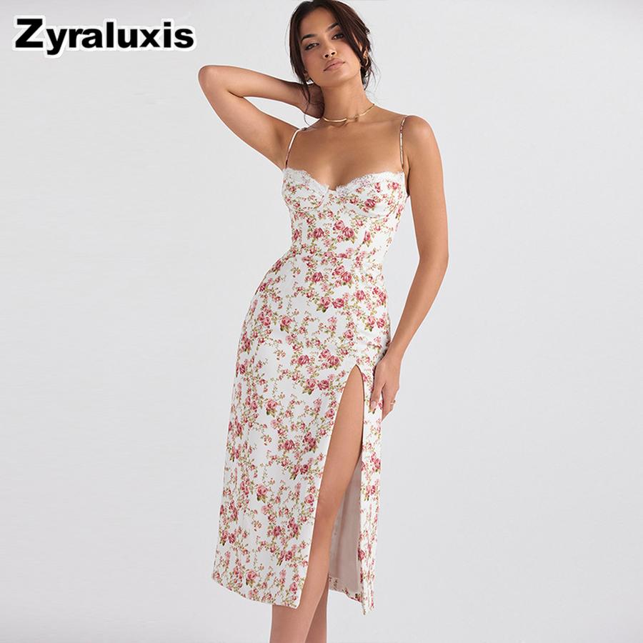 Summer Hot Sale New Small Floral A-Line Swing Dress for Women