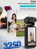 Sxhlseller 5K Ultra HD Action Camera 36MP Digital Camera WiFi Vlogging Camera with IPS Rotatable Touchscreen 10X Digital Zoom - 3.5-inch &