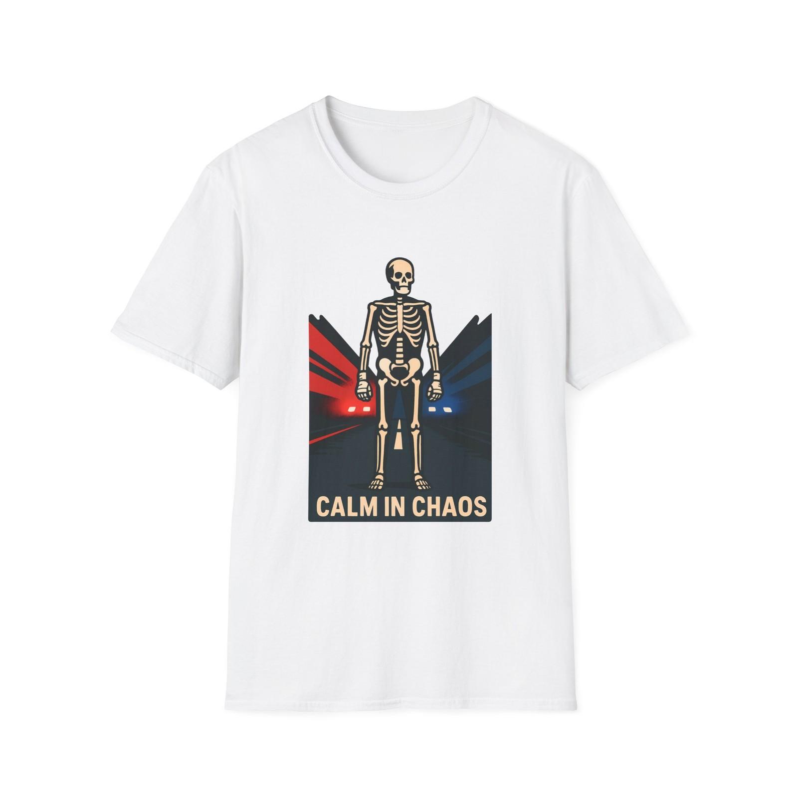 Unisex Softstyle T-Shirt Skeleton Emergency Street Night Urban S