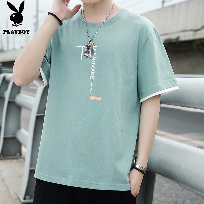 Playboy Men s Loose Fit Short Sleeve T-Shirt XL 1540₽