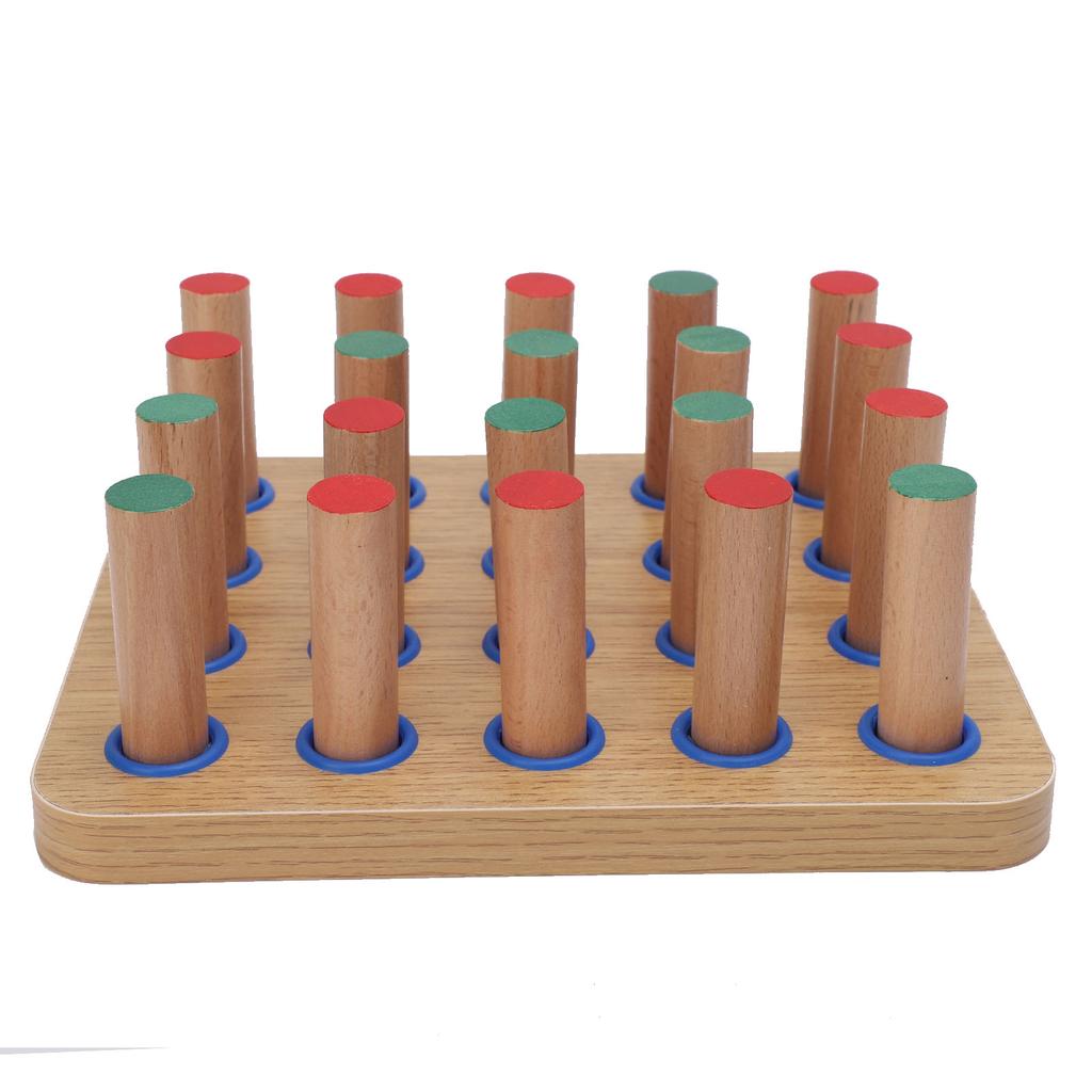 Wooden Insertion Plate Finger Dexterity Improve Fine Motor Coordination Hand Rehabilitation Peg