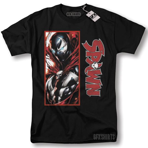 Unisex-Shirt Baumwolle Oversize Große Größe Neues Spawn-Shirt 90er Jahre Film Klassisch Retro Vintage Grafikdesign T-Shirt