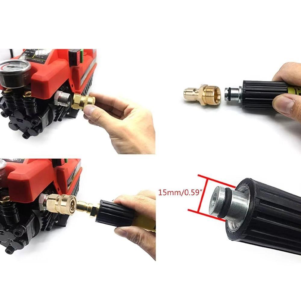 1 set kituri de conectare rapidă îmbinare țevi 3/8 M22 set ieșire apă cuplaj durabil pentru furtun