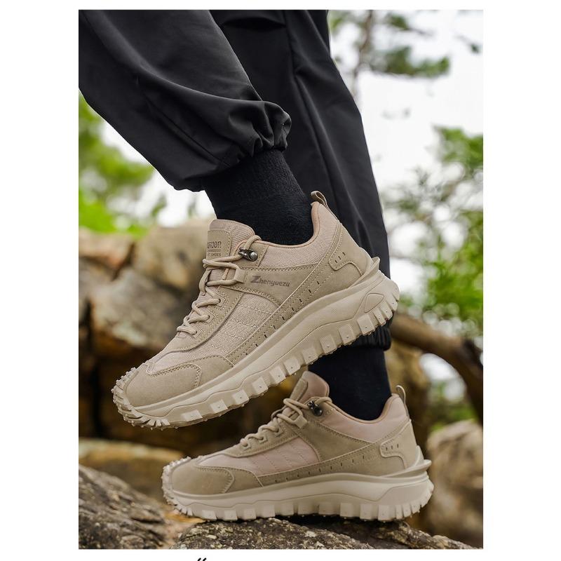 Men Plus Size Comfortable Thick Sole High Top Tactical Outdoor Hiking Martin Boots