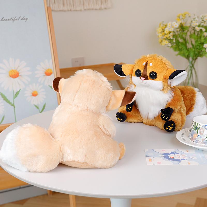 22CM Simulation Lemur Plüsch Tier Spielzeug Realistische Niedliche Ausgestopfte Affe Fuchs Puppe Weiches Kissen Für Kinder Jungen Geburtstag Weihnachten Geschenke