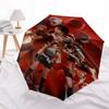 1pc Resident Evil Automatic Opening/Closing Umbrella with Convenient Three-Fold Design, 8 Iron Ribs - for Outdoor Daily UseA06