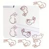 10/20pcs Adorable Rabbit Heart-Shaped Paper Clips Bookmarks - Perfect for Students, Bookmark Organizer, and DIY Craft Projects