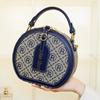 2026 New Vintage Small Round Bag for Women, Versatile Fashionable Crossbody Bag with Letter Print, Handbag with a Light Luxury and High-End Feel