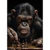 Tiger Vs Lion Chess Raccoon Chimpanzee Bear Leopard Canvas Painting Poster Print Motivational Wall Art Pictures Room Home Decor