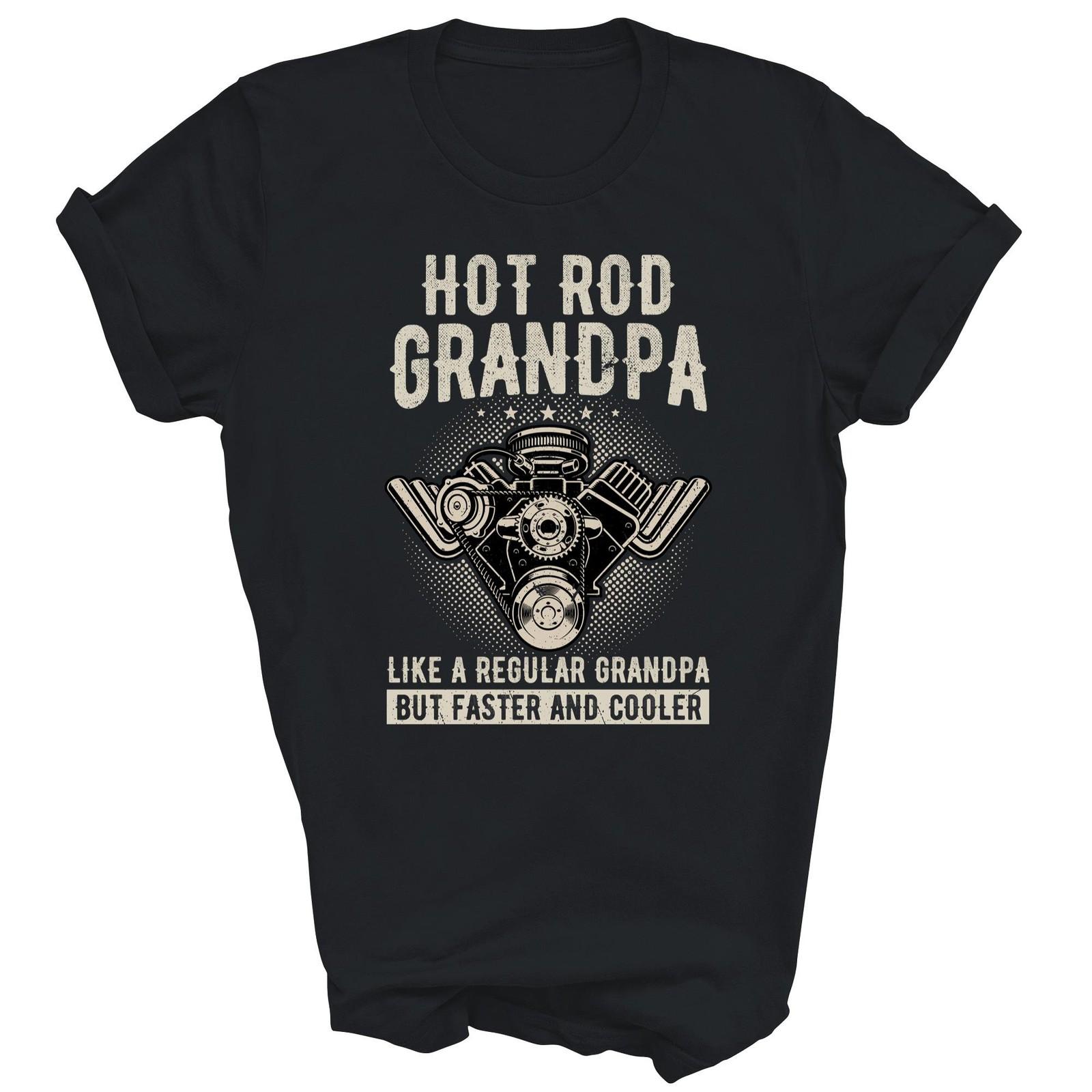 

Faster And Cooler Classic Car Grandpa Papa Vintage Shirt Gift Unisex T-Shirt M