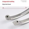 Kitchen Drawer Handles Knobs Lightweight Aluminum Alloy Drill Free Optional Pulls for Cabinet Cupboard Wardrobe Door Decor