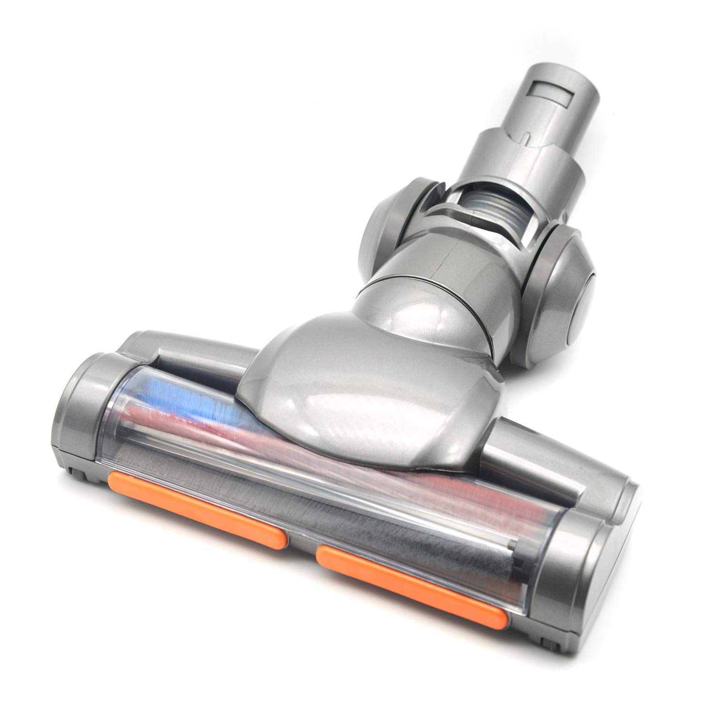 

EZ SPARES EZ Spares Replacement for Floors Brush Soft Roller Cleaner Head with Bumper Big Rotation Attachment, Strip, Suction, Multi-Angle
