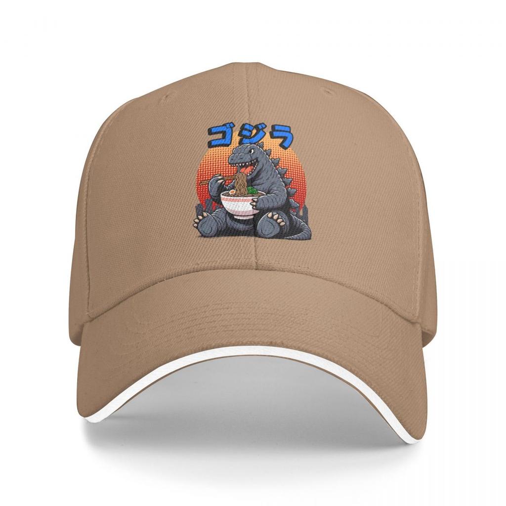 Baseball Caps Godzillaed Eating Ramen Funny Graphic Female Male Outdoor Spring Hats