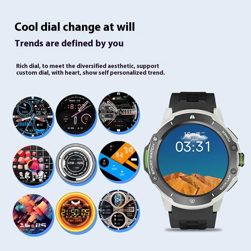 SCIONE Smart Touch Screen Watch Full Netcom 5G Card HD Color Screen Bluetooth Call Smart Watch