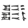 RC Car Suspension Arm Aluminum Alloy Front Rear Suspension Arm Steering Cup Rear Axle Holder Set Upgraded Parts for MJX 14210 14209 1Celsius14 RC Car