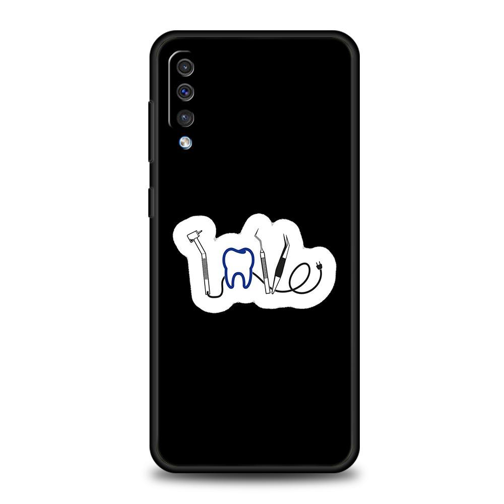 Dentist Dental Dent Tooth Cute Case For Samsung A54 A52 A24 A14 A50 A70 A10 A40 A20S A20E A06 A12 A22 A34 A42 5G A04s A16 Cover