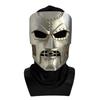 Cosplay Mask Silver Adult Men's Full Face Resin Headgear with Belt Adjustable Villain Costume Props