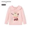 Teenie Weenie Kids Sweet Lapel Pullover Sweater