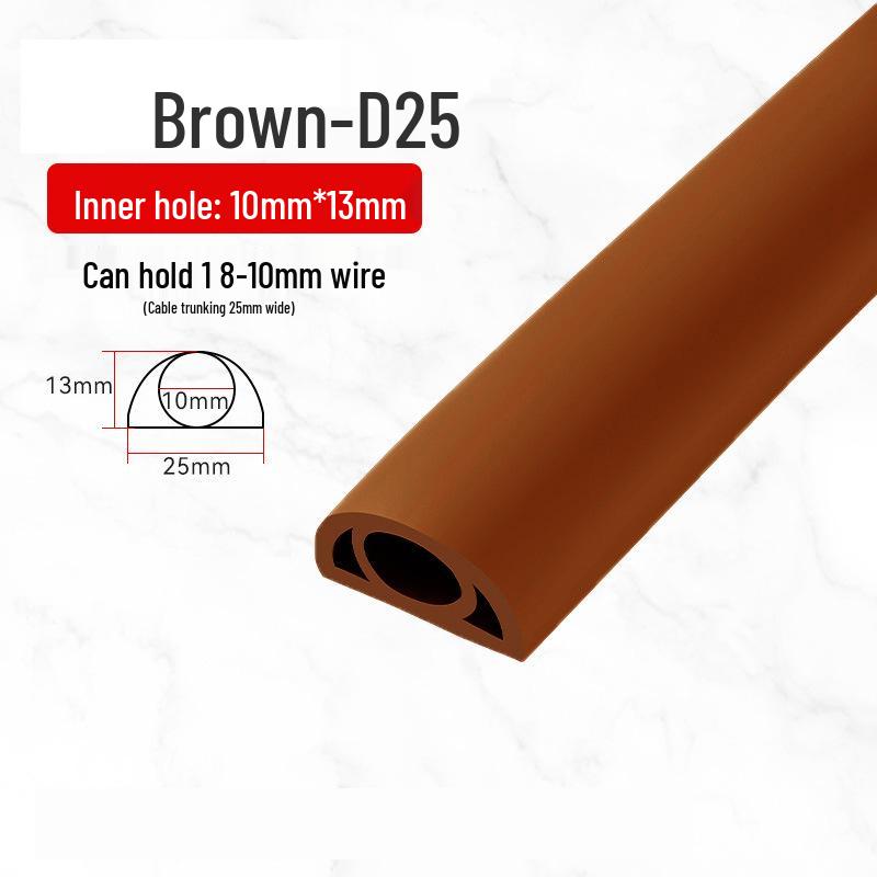 PVC Soft Wire Duct - Self-Adhesive, Durable, Invisible Cable Management Channel