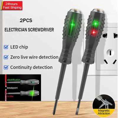 Profese Elektrikář Šroubovák Zkušební pero indukčního napětí Multifunkční elektrikáři Šroubováky Ruční nářadí