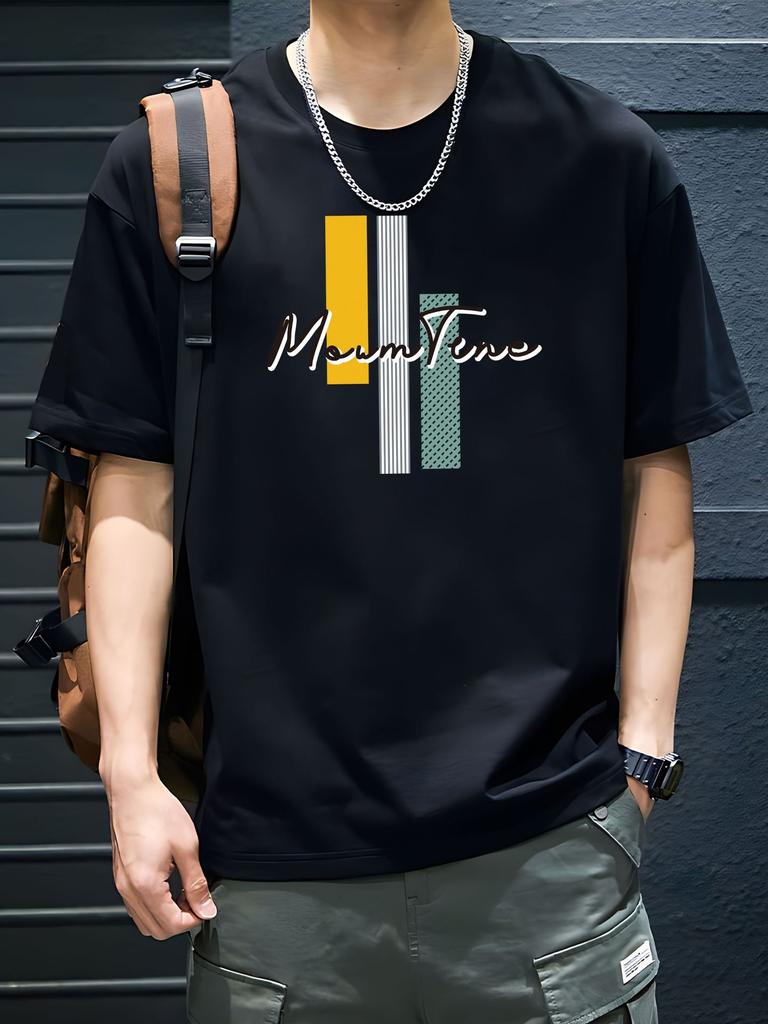 New Summer 2025 Style 100% Pure Cotton T-Shirt Sizes X - 4xl Popular Casual Wear Multiple Colors to Choose From