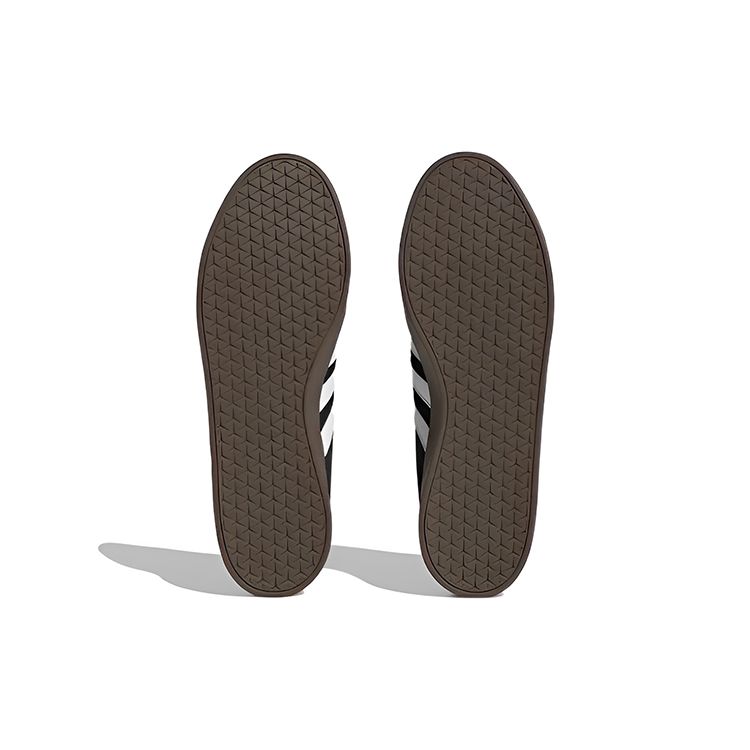 Adidas VL Court 2.0 Lifestyle Synthetic Leather Cushioning Low-Top Skate Shoes Unisex Sneakers Black White HQ1801