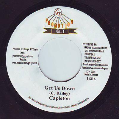 7inch Record CAPLETON / MICKEYLOUS - Get Us Down / Instant Hit NONE G.T Promotion. Jamaica Reggae, Ska & Dub Used