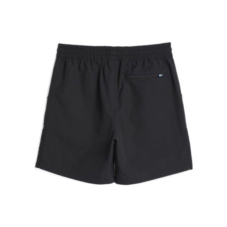 Adidas Solid Color Loose Casual Shorts Unisex Bottoms Black HA1290