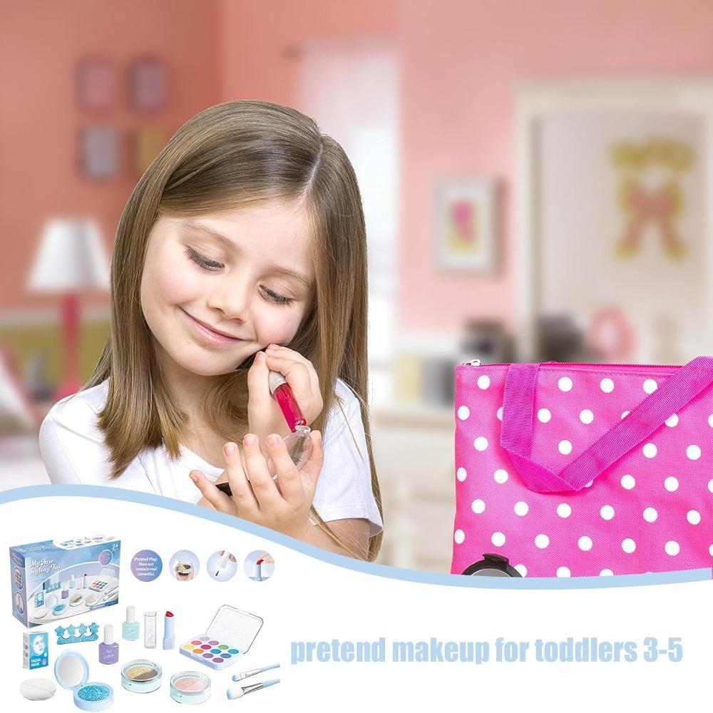 Beauty Salon Play Set Washable Makeup Kit Kids 3-5 Years Old Makeup Kit for Girls  for Kids