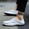 Men Loafers Comfortable Flat Shoes Slip On Leather Driving Shoes Spring Summer Casual Shoes