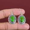 Copper Green Turquoise Earring 925 Sterling Silver Earrings Vintage Earring Green Turquoise Gemstone Jewelry Gifts For Her Handmade Earrings